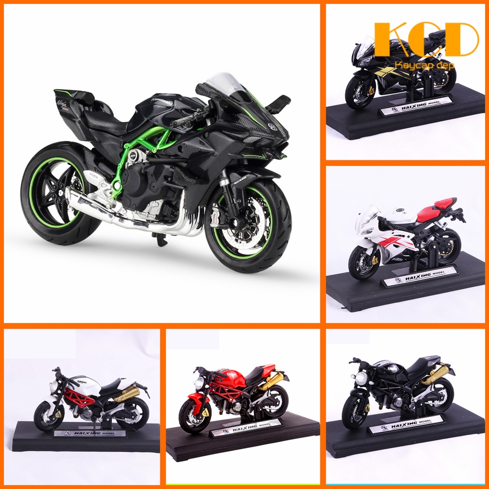 Mô hình xe moto để trưng bày, decor, trang trí bàn làm việc, góc học tập