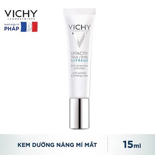 Kem Dưỡng Giúp Giảm Nếp Nhăn & Săn Chắc Da Vùng Mắt Vichy Liftactiv Eyes Supreme Global Anti-Wrinkle & Firming Care 15ml