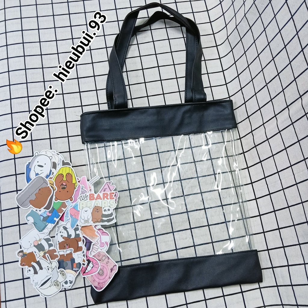 TÚI TOTE TRONG SUỐT