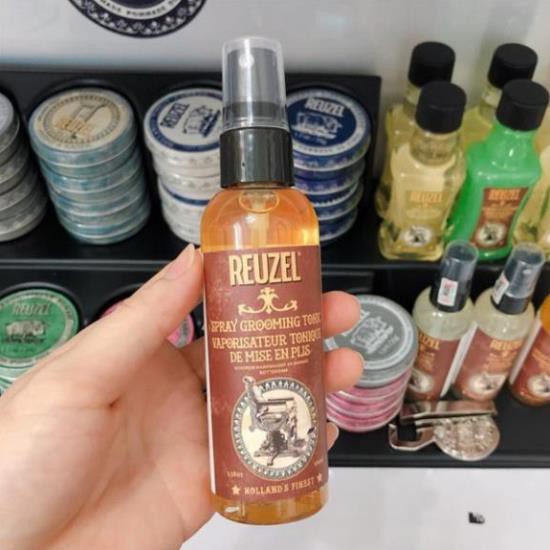Xịt dưỡng tóc Reuzel Spray Grooming Tonic bảo vệ chống nhiệt 100ml