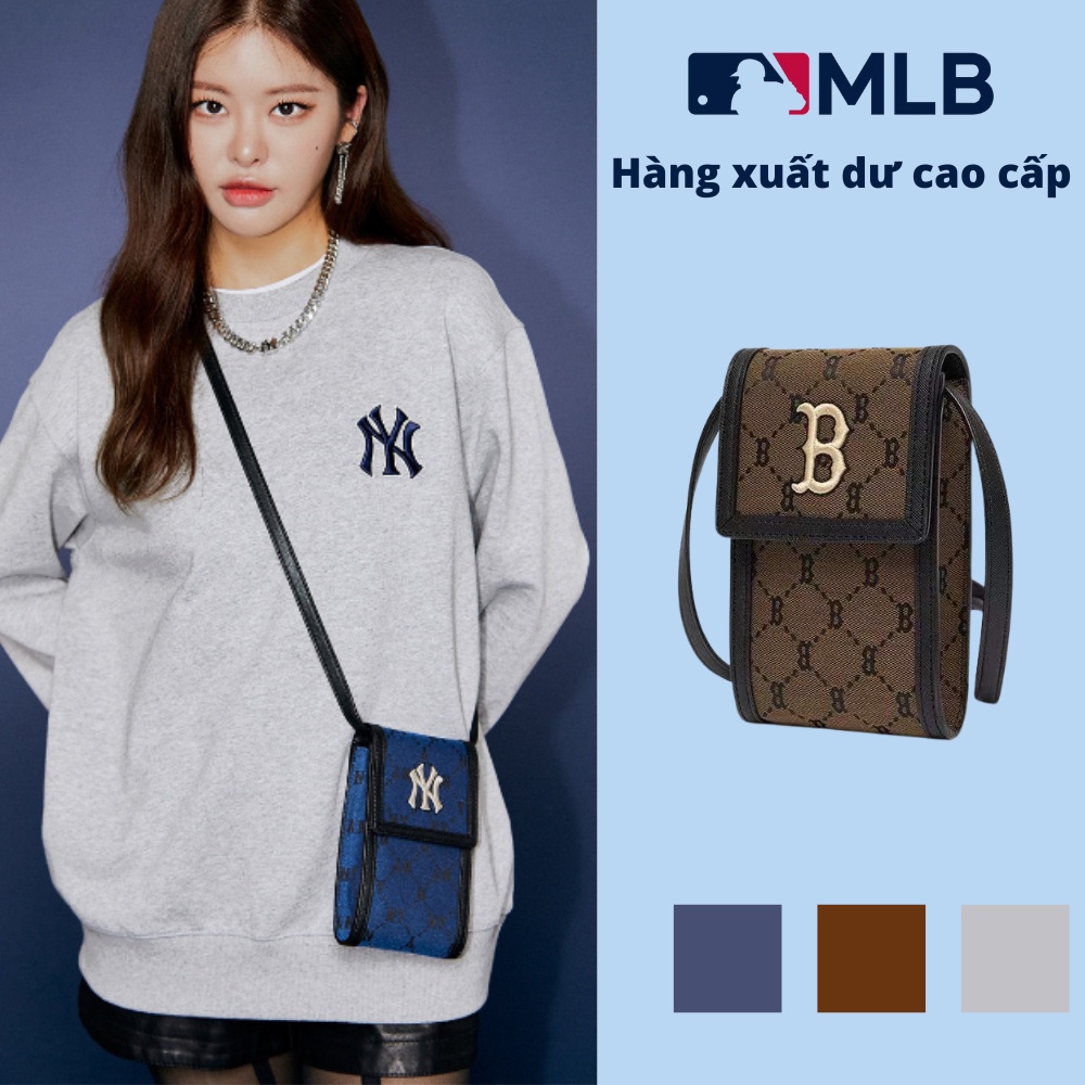 Túi Đeo Chéo MLB NY Dáng Vuông Nhỏ Phong Cách Hàn Quốc Full Tag Code