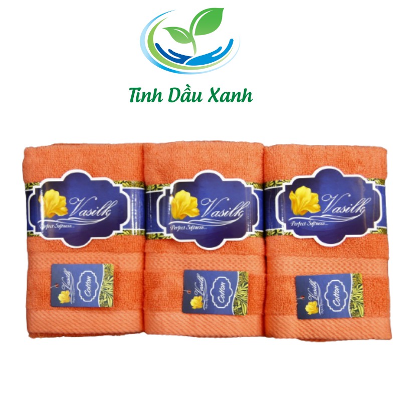 Khăn Mặt Cao Cấp Vasilk Chất Liệu 100% Cotton Kích Thước 30 x50cm