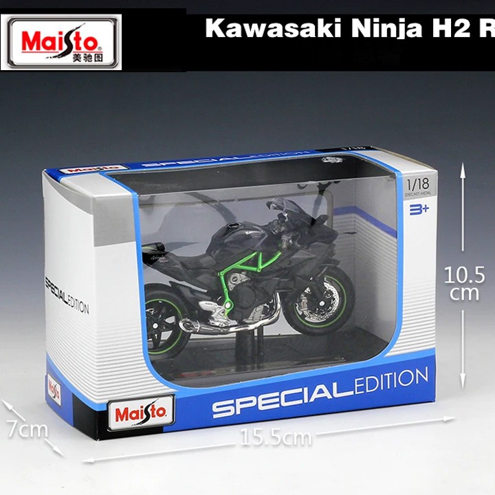 Xe Mô Hình Mô Tô Kawasaki H2R Maisto - Tỉ Lệ 1:18 - 8830
