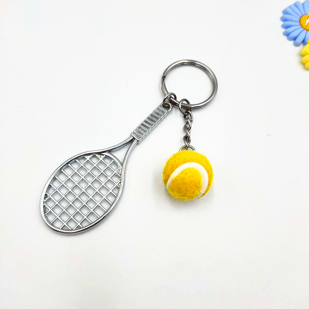 Móc Khóa Vợt Tennis Mini Dễ Thương