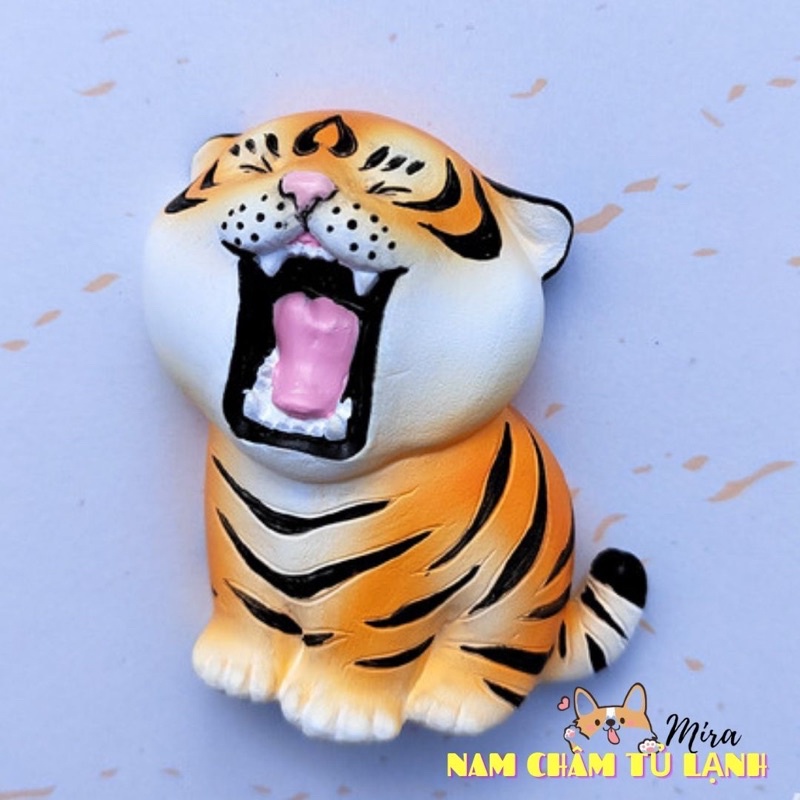 Con Hổ Nam Châm Tủ Lạnh Trang Trí Tuổi Dần MIRA-341Con Hổ