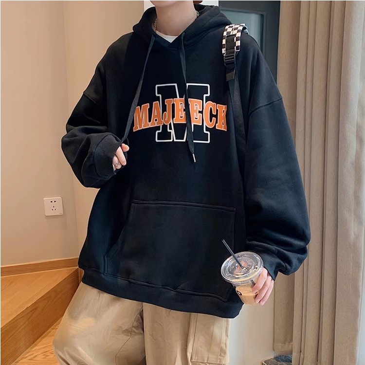 Áo hoodie Unisex thời trang Ban Form rộng Áo Sweater nam nữ cotton tops phong cách Hàn Quốc from rộng Áo hoodie