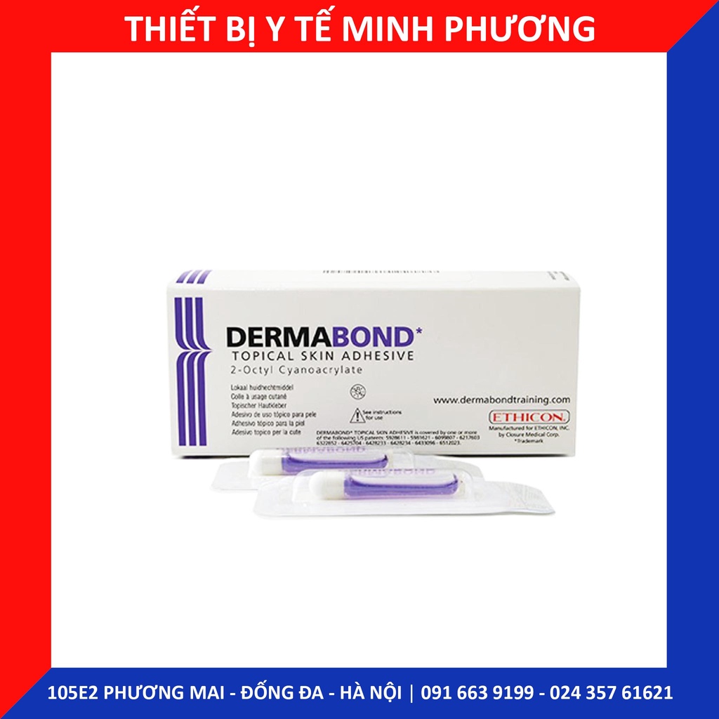 Keo dán da tại chỗ Dermabond dùng trong thẩm mỹ