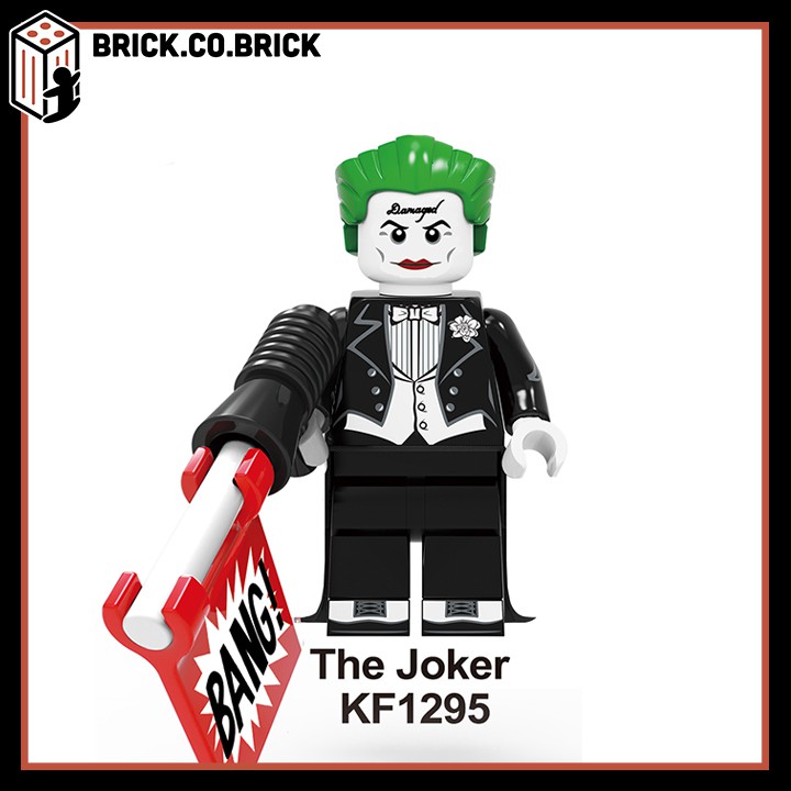 Lego Siêu Anh Hùng Non Joker Đồ Chơi Lắp Ráp Minifigure Mô Hình Marvels/ DC Kẻ Phản Diện KF6110