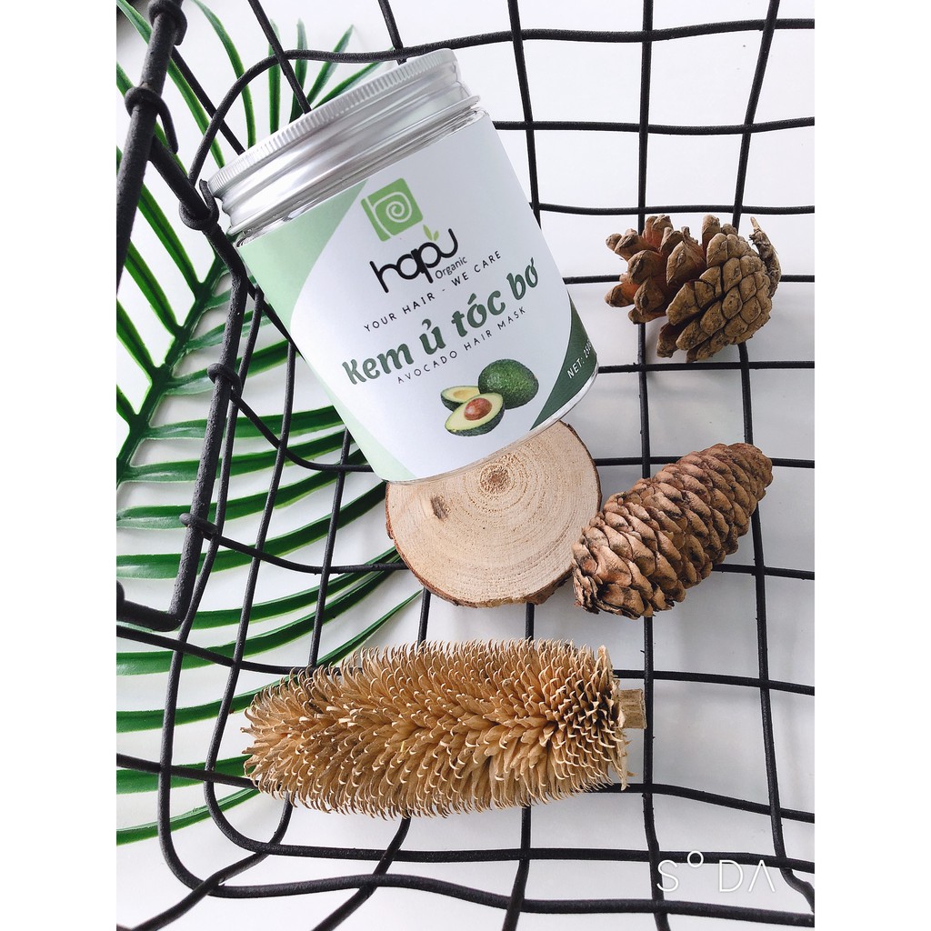 Kem Ủ tóc bơ HaPu Organic 250gr