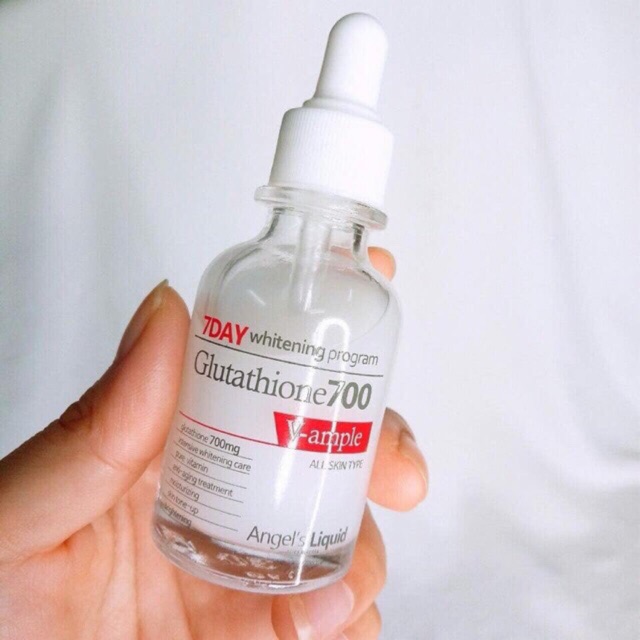 Huyết Thanh Trắng Da 7day Whitening Program Glutathione 700 V-Ample