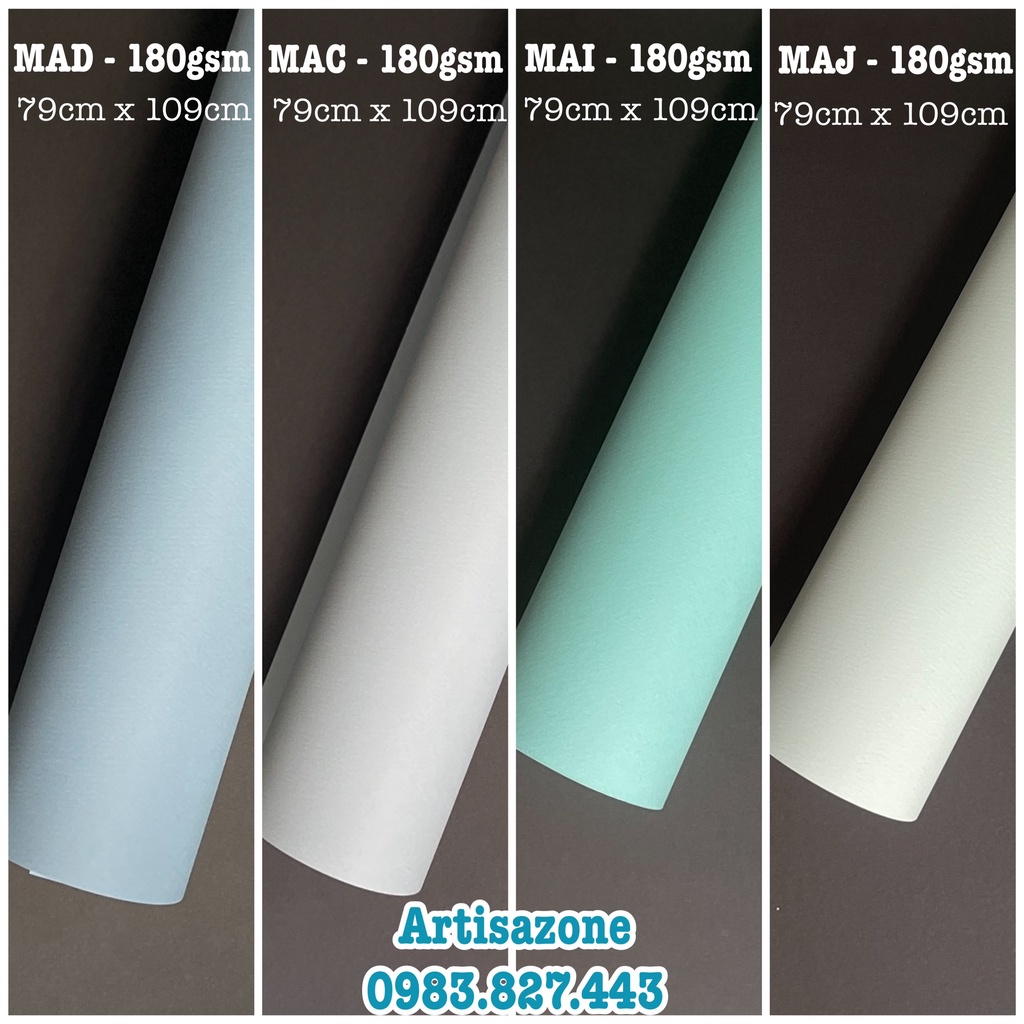Giấy mỹ thuật tone màu Pastel - Giá 29K/tờ  - Đọc kỹ mô tả sản phẩm khách nhé