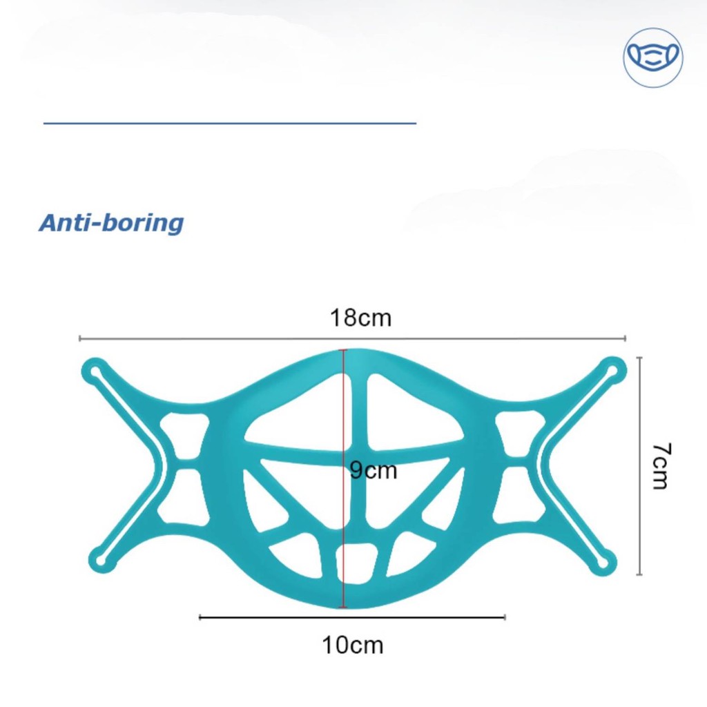 FREESHIPMiếng lót khẩu trang silicon chống bí cao cấp chuyên dụng