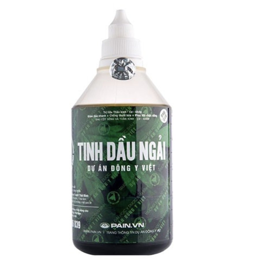 Tinh Dầu Ngải Cứu - Đại Học Y Thái Bình chai 500ml [CHÍNH HÃNG]