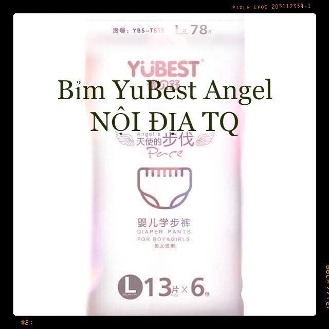 Bỉm (tã dán/tã quần) YUBEST ANGEL size S132/M108/L96/XL84/XXL72 miếng siêu thấm cho bé yêu