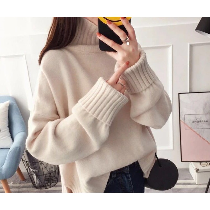 Áo Len Nữ Cổ Lọ Sang Chảnh Hàng Quảng Châu Cao Cấp Chất Đẹp | BigBuy360 - bigbuy360.vn