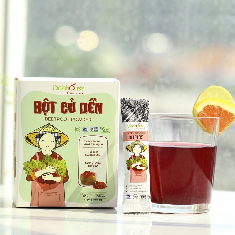 Bột rau củ 100% nguyên chất dalahouse lẻ 1 gói 3g,nhuộm màu thực phẩm thiên nhiên, tốt cho sức khoẻ