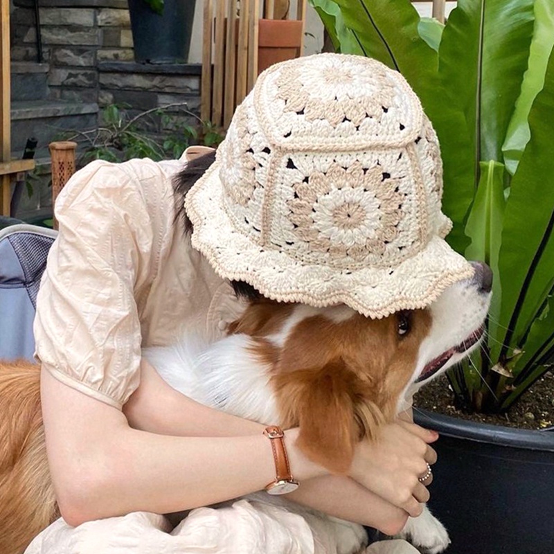 Nón vành đan len handmade thời trang dành cho nữ