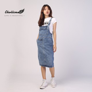 Yếm váy jean Chollima form dài có nắp thumbnail