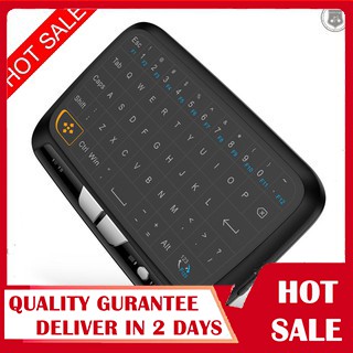 ☞[ready stock]H18 2.4GHz Wireless Keyboard Full Touchpad Remote Control Keyboard Mouse Mode with Large Touch Pad Vibration Feedback