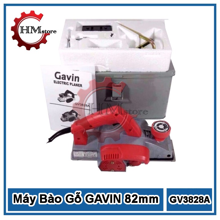 Máy Bào Gỗ Cầm Tay GAVIN GV3828A - Máy bào lưỡi 82mm (8phân) 580w