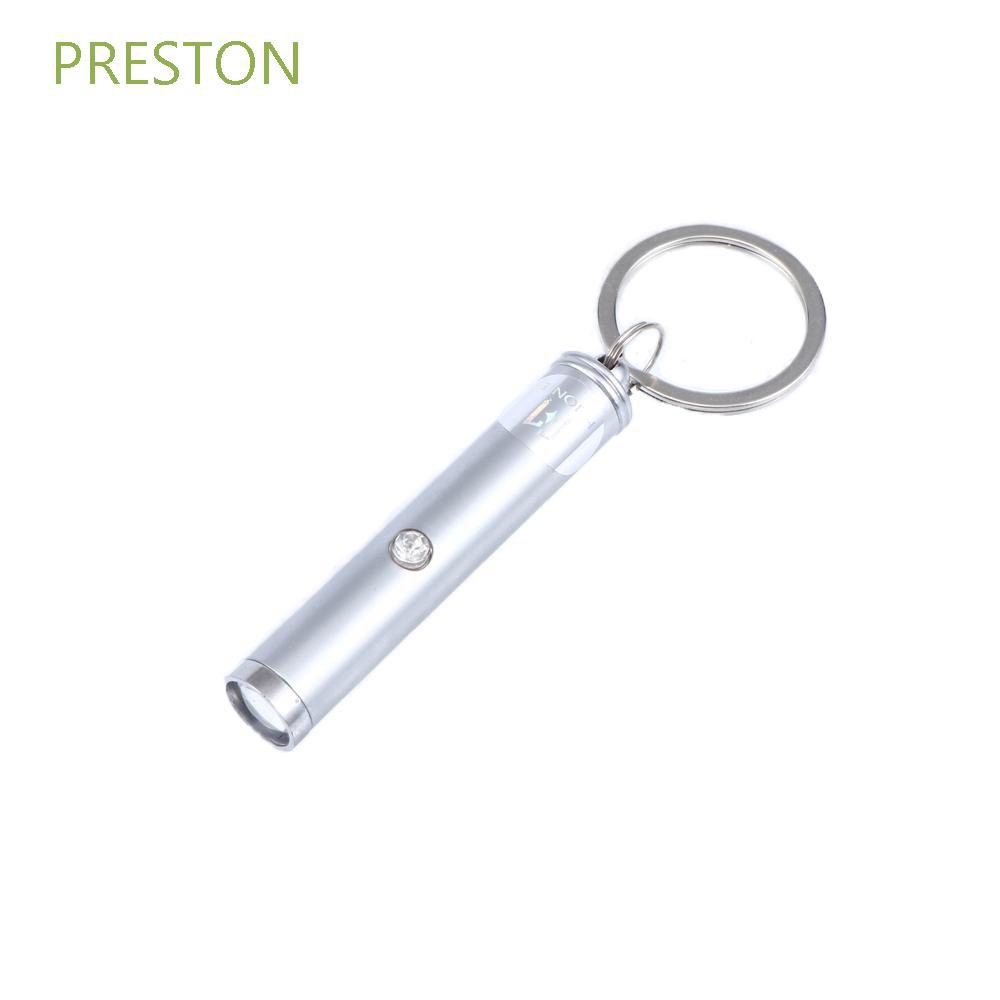 PRESTON Exquisite Keychain Lamp Outdoor LED Torch Flashlight Moon Lamp Emergency Lighting Portable Keyring Pocket Super Bright LED Light