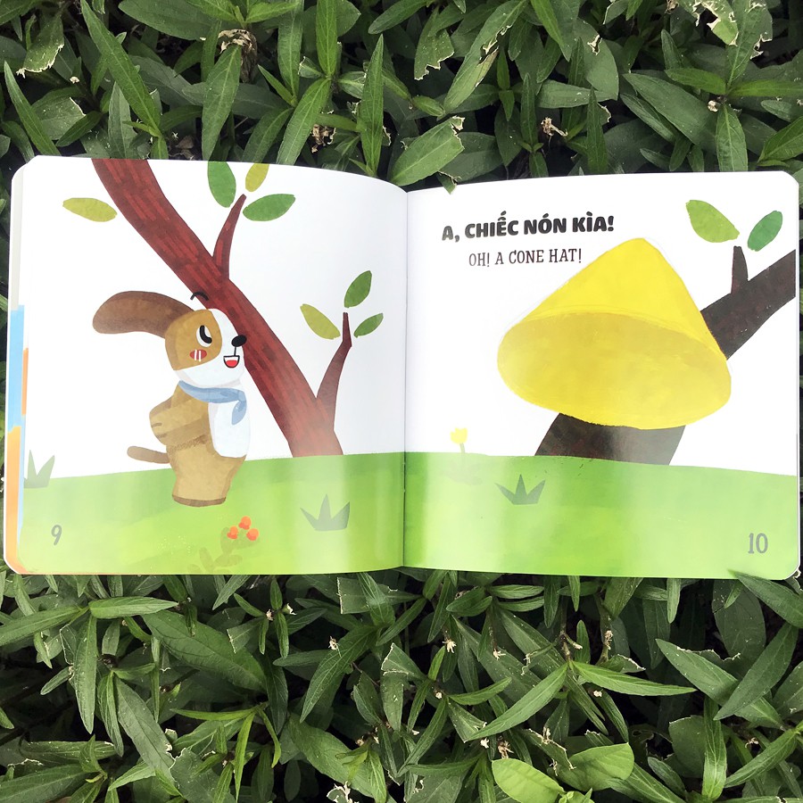 Sách - Ehon Nhận Biết - Cái Gì Thế Nhỉ? Combo 4 cuốn (Song ngữ Anh - Việt cho bé 0-6 tuổi) - Thanh Hà Books HCM