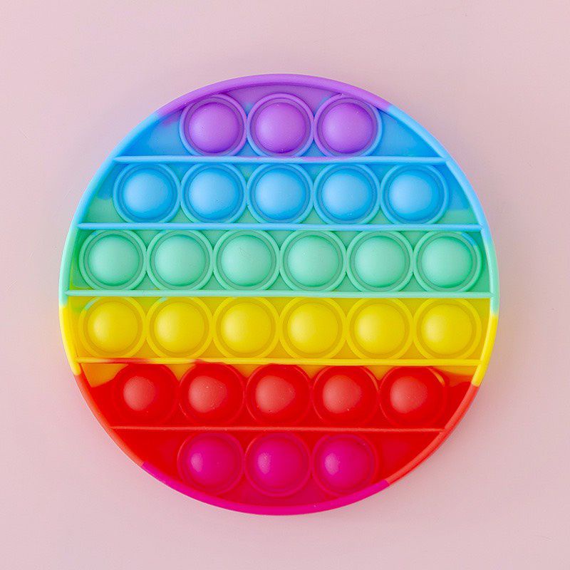 Pop it Đồ chơi bóp bong bóng thế hệ mới giải trí thông minh, giảm căng thẳng hiệu quả cho người lớn, trẻ em