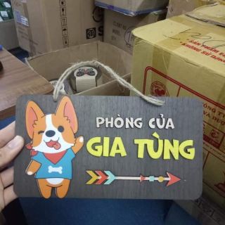 [SALE SỐC] Biển tên phòng khắc theo yêu cầu độc đáo,