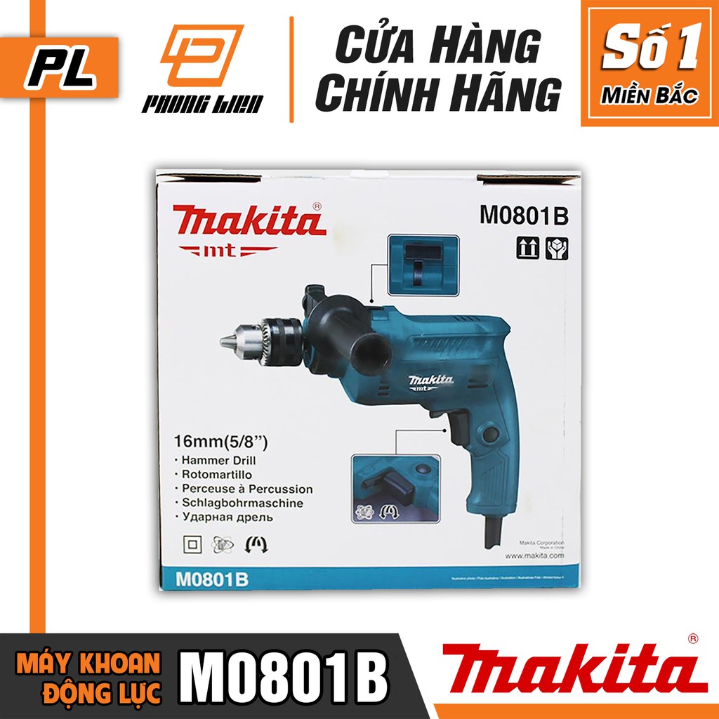 Máy Khoan Động Lực Makita M0801B (500W-16MM) - Hàng Chính Hãng