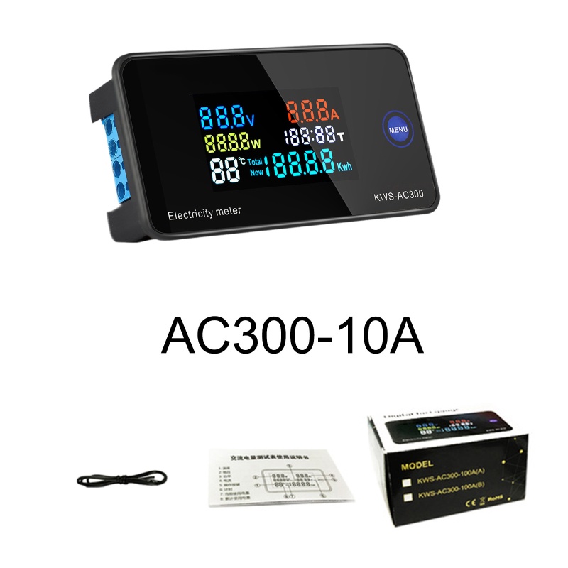 Đồng hồ đo điện áp AC 50-300V 0-100A