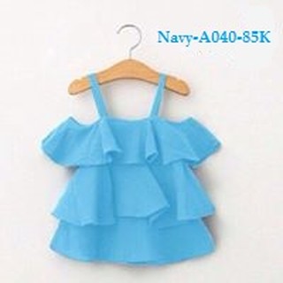 Áo voan tầng 2 2 dây