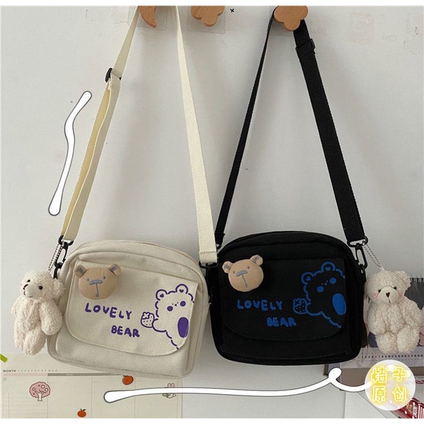 Túi đeo chéo nữ,túi mini vải chống nước siêu dễ thương-Hazi Thời trang unisex