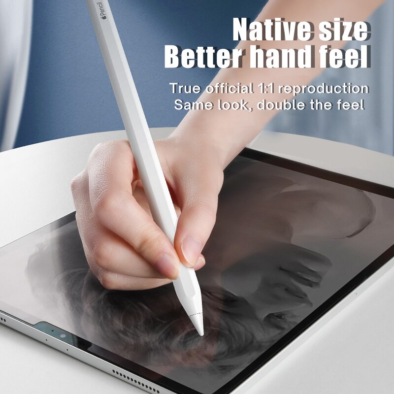 Đầu bút cảm ứng hai lớp cứng và mềm A191 cho ipad Pencil 1st / 2nd Generation 2B &amp; 2H iPad Stylus