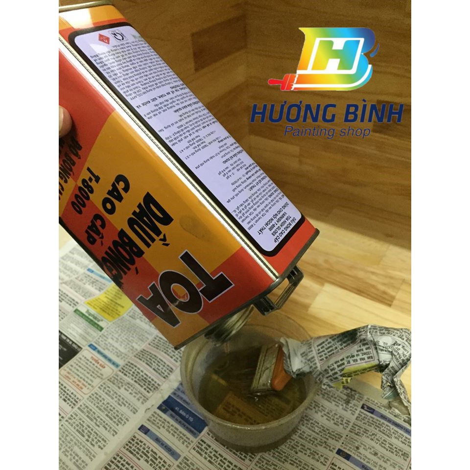 Dầu bóng cao cấp TOA T-8000 (lon 850ml)