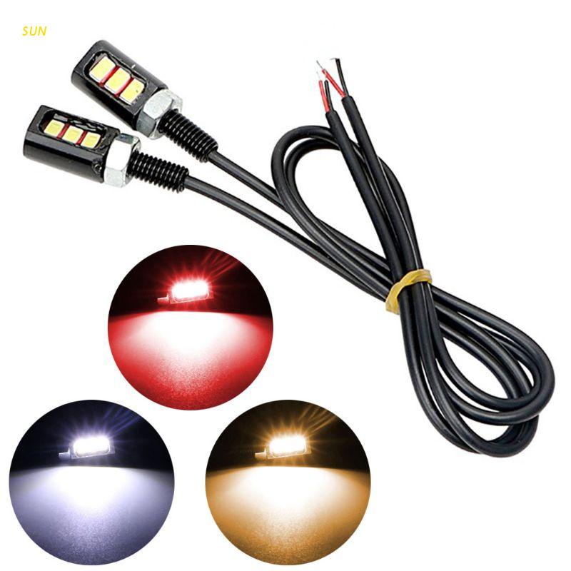 Set 2 đèn xi nhan 12V 3W 5630 SMD 3 LED chuyên dụng cho xe hơi xe máy