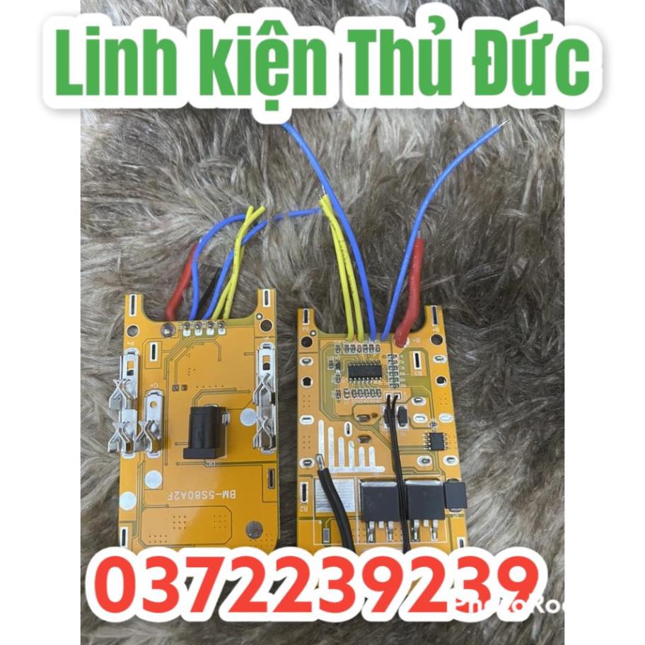 lktd BN. Mạch Makita 5S 60A bảo vệ pin Li-ion, chạy máy 3 chân, ko cần hàn diod.