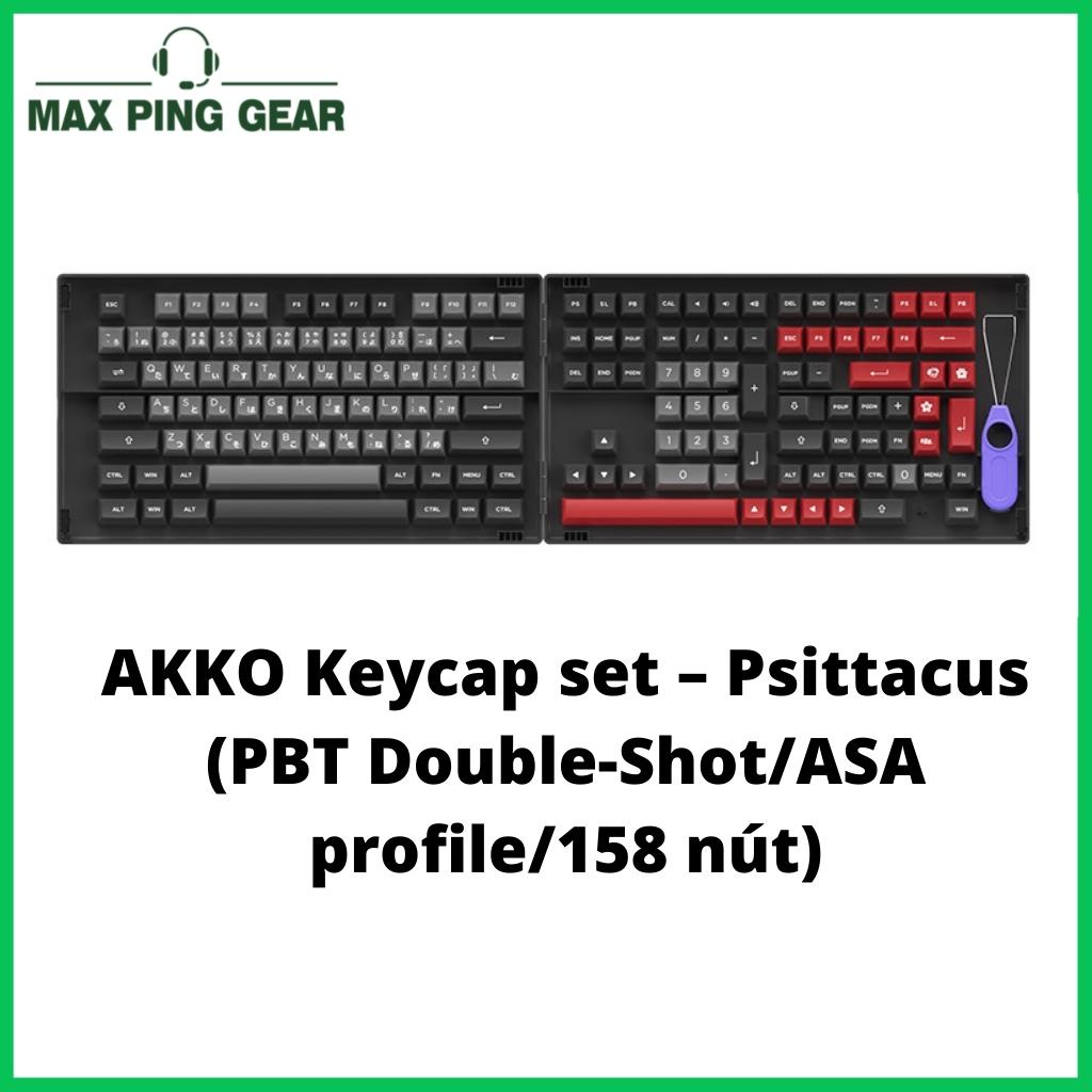 AKKO Keycap set – Psittacus (PBT Double-Shot/ASA profile/158 nút)