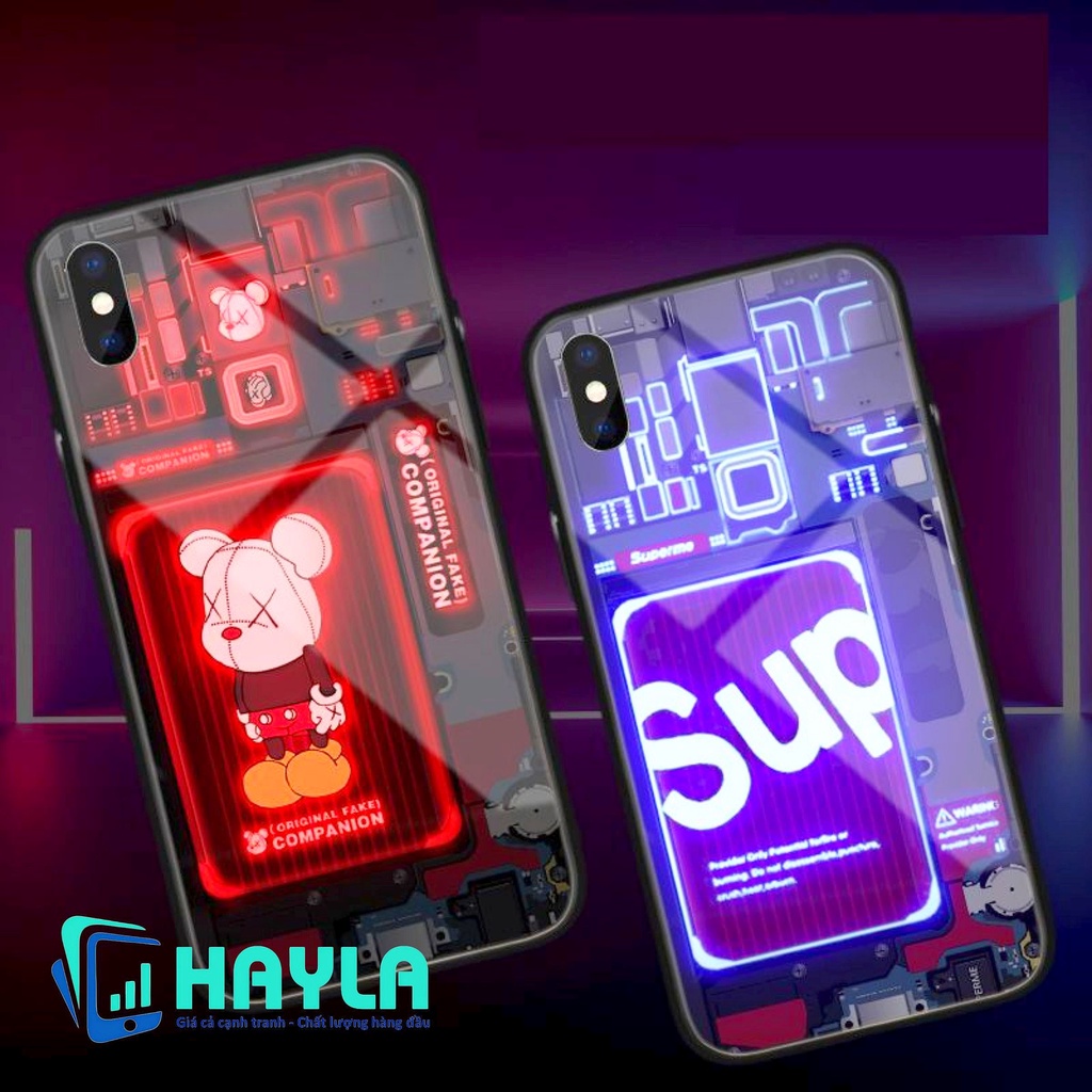 Ốp lưng Iphone đèn Led chớp nháy theo nhạc cực độc 6/6plus/6s/6splus/7/7plus/8/8plus/x/xr/xs/11/12/pro/max/promax ODT04