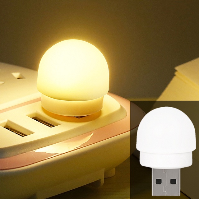 Đèn Ngủ LED Mini Mềm Mại Bảo Vệ Mắt Cổng Sạc USB Cho Phòng Ngủ / Hành Lang / Bếp