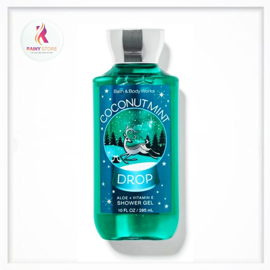 Gel tắm dưỡng thể Bath &amp; Body Works Coconut Mint Drop 295ml