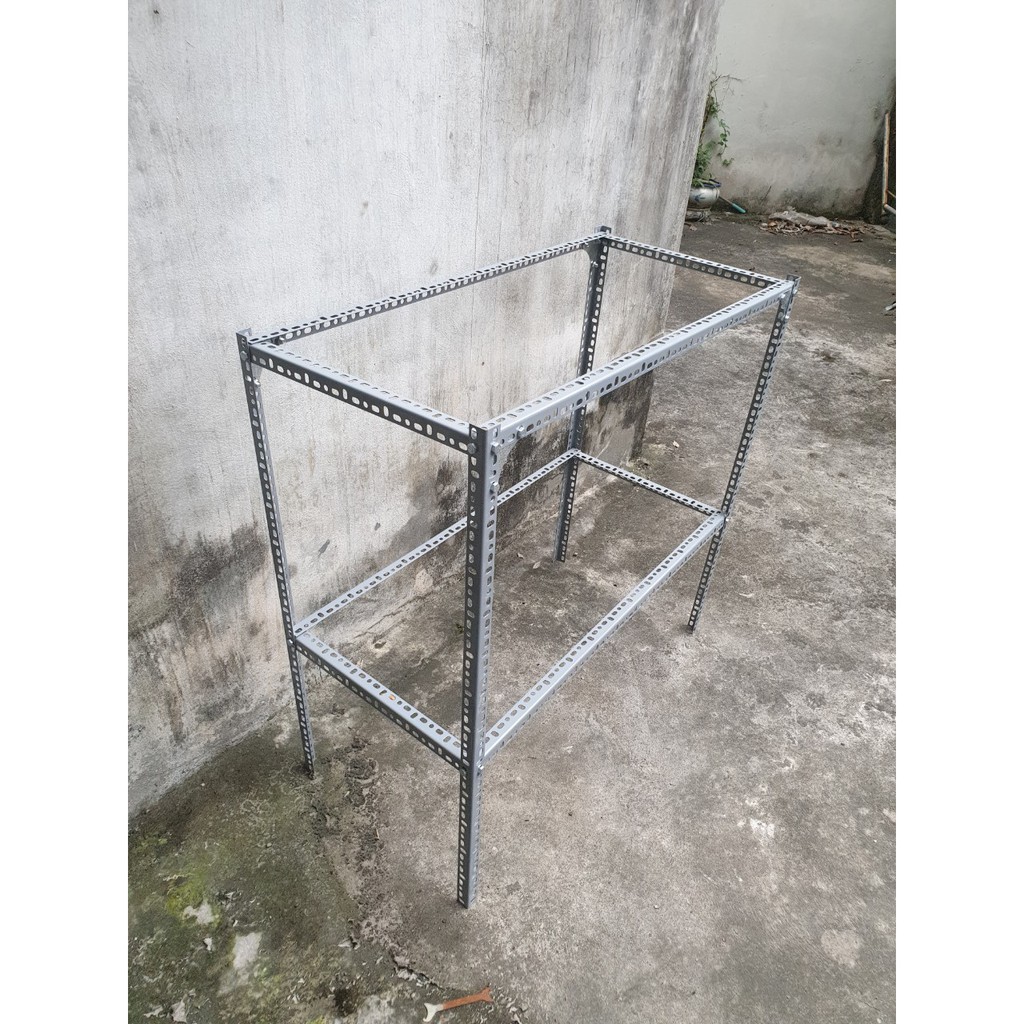 Kệ sắt đa năng trồng rau 2 tầng dùng cho 2 khay loại 68x43cm