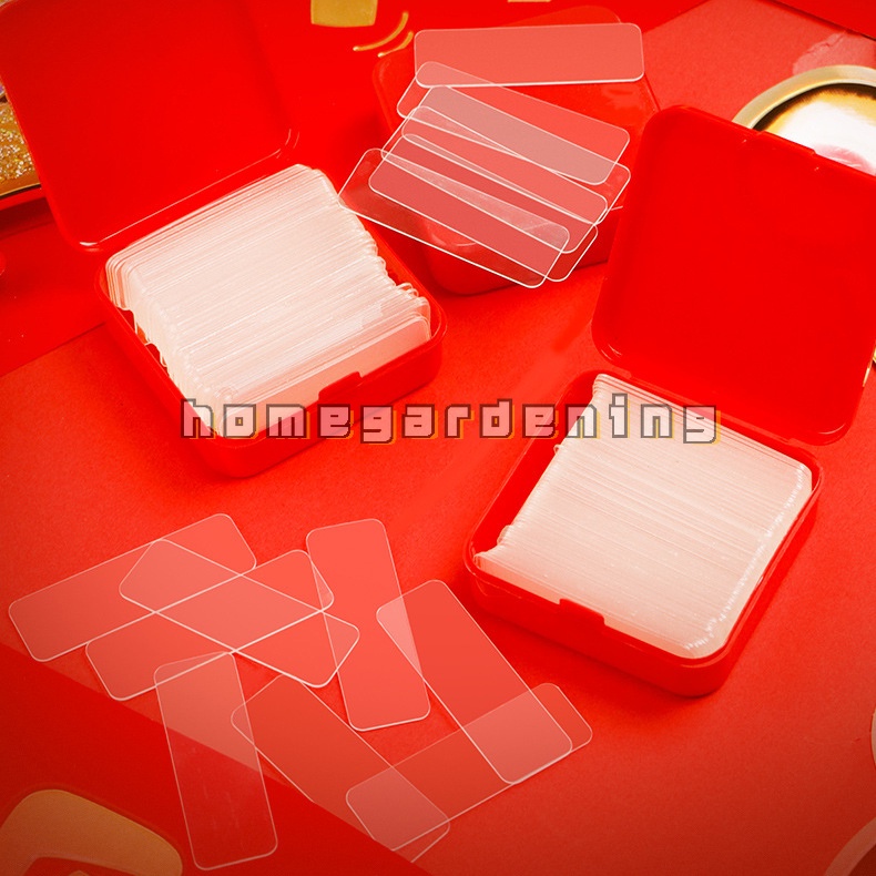 Hộp 60 miếng dán hai mặt trong suốt không hút thuốc đa năng