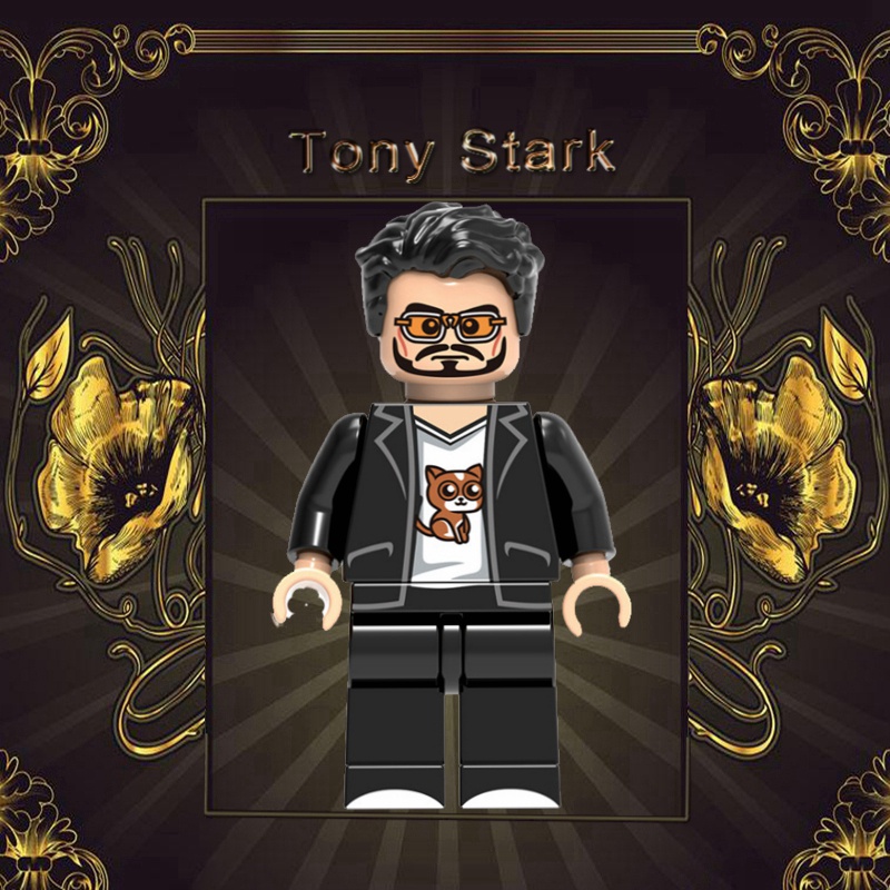Tony Stark Mô Hình Nhân Vật Người Sắt Marvel Làm Quà Tặng Sinh Nhật DIY Cho Bé