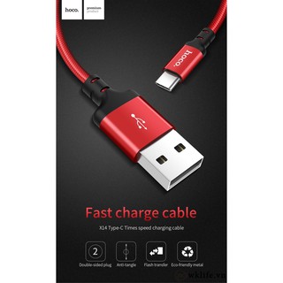 Cáp USB Type C Hoco X14 dài 01m