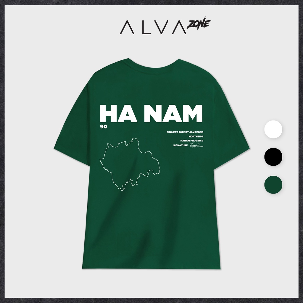 Áo Thun Hà Nam LocalBrand Phông Cổ Tròn Tay Lỡ Unisex Nam Nữ Thế Hệ Genz