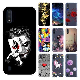 Ốp điện thoại silicon TPU họa tiết hoạt hình cho Samsung Galaxy A01 A015