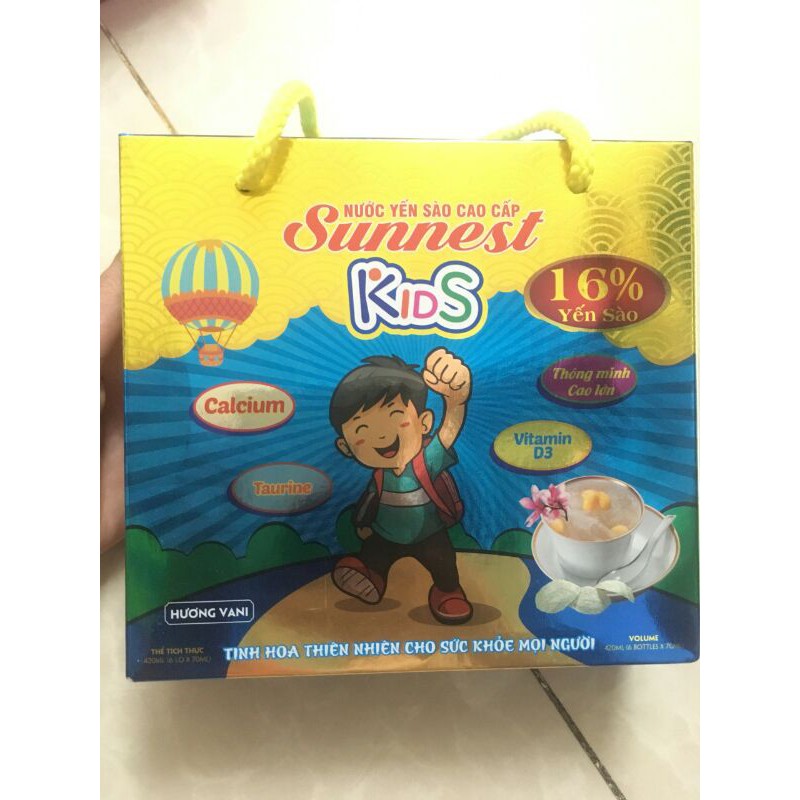 [Mã 267FMCGSALE giảm 8% đơn 500K] Yến xào cao cấp cho bé Sunnest 16% yến. | BigBuy360 - bigbuy360.vn