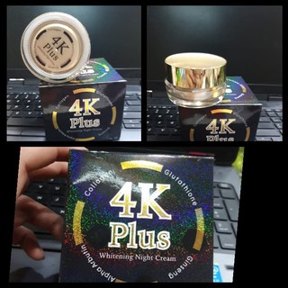 FREE SHIP VỚI GIÁ CHỈ CÓ 150K. KEM DƯỠNG TRẮNG DA BAN ĐÊM 4K PLUS WHITENING NIGHT CREAM.(hình mình tự chụp nhé.)