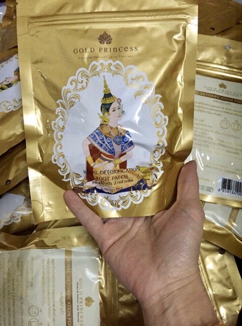 Miếng Dán Thải Độc Chân Gold Princess Royal Thái Lan . (Hàng chuẩn ) - Rẻ Vô Địch