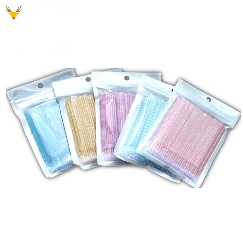 Hộp Tăm Bông cotton Làm Sạch Lông Mi/Lông Mày/Lông Mày Nhanh Chóng Dễ Sử Dụng